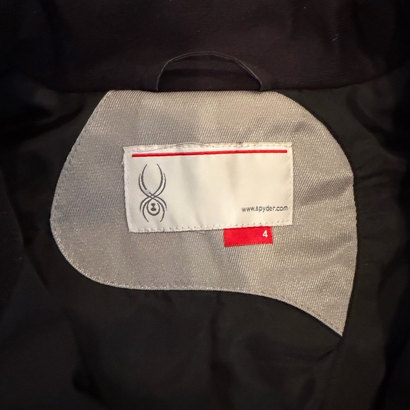 Spyder Women's Black and White Ski Jacket - Picture 2 of 4